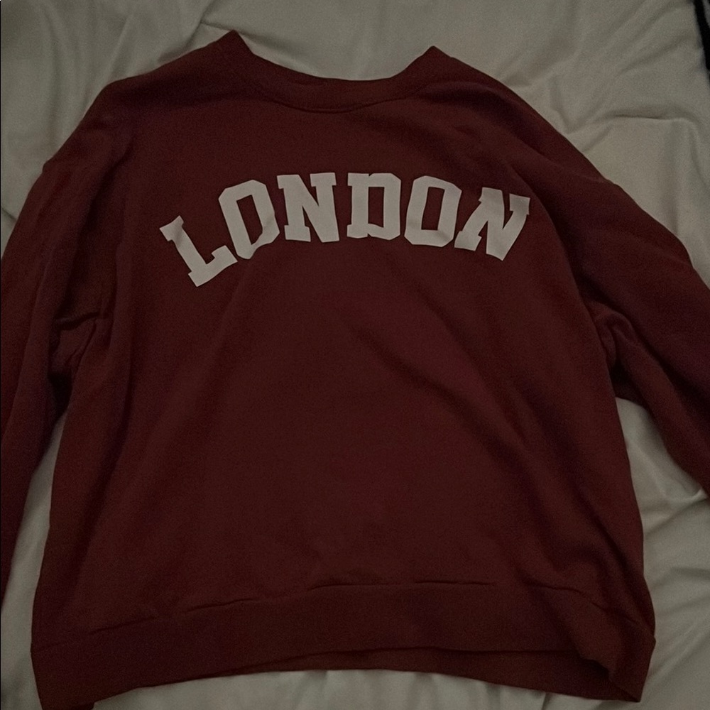 Red 'London' Sweatshirt